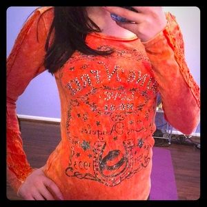 BUCKLE DAYTRIP STUDDED & FITTED LONG SLEEVE M 💫💫